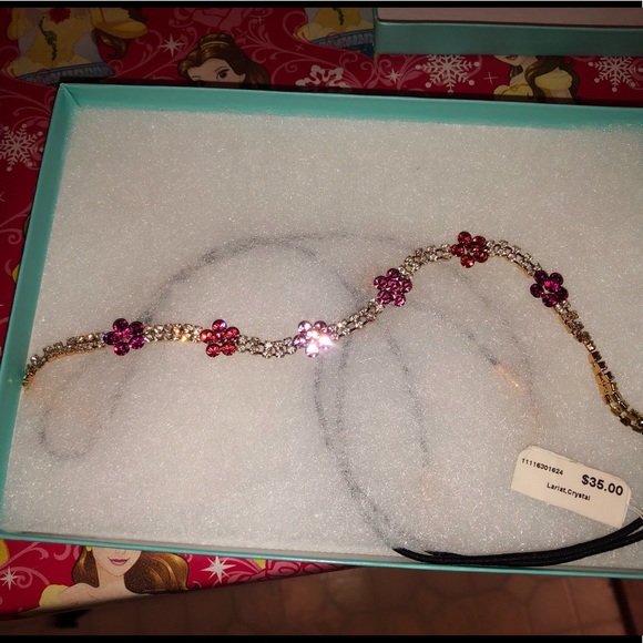 Lariat crystal flower headband/ necklace - Picture 6 of 6